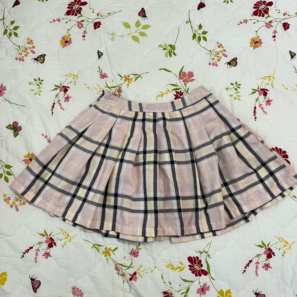 Pink tennis skirt